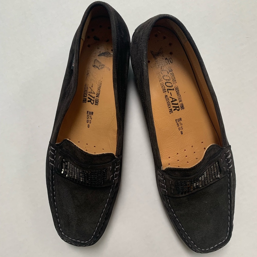 Mephisto brown suede shoe